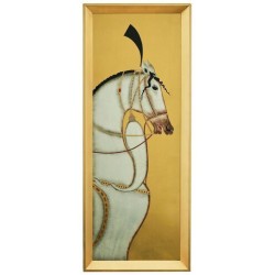 John Richard Antiquated Horse Panel Oils and Art JRO-3481B