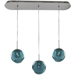 Kalco Meteor Island Light 309542CH-AQUA