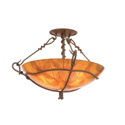 Kalco Vine Semi Flush Mount 3499BA-BLZ