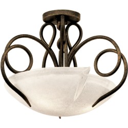 Kalco Tribecca Semi Flush Mount 4288AC-ANTQ