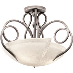 Kalco Tribecca Semi Flush Mount 4288PS-ANTQ