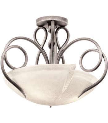Kalco Tribecca Semi Flush Mount 4288PS-ANTQ