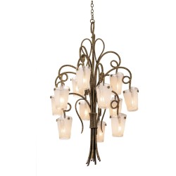 Kalco Tribecca Chandelier 4290AC-ANTQ