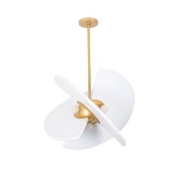 Kalco Rotary Ceiling Pendant 522154BGLW