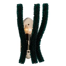 Kalco Coral Wall Sconce 525921BCG-GRN