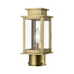 Livex Princeton Outdoor Mini Post Top Lantern 20201-01