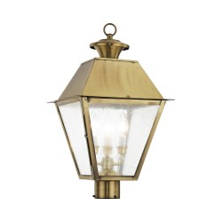 Livex Mansfield Outdoor Post Lantern 2169-01