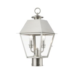 Livex Wentworth Outdoor Post Lantern 27216-91