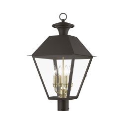 Livex Wentworth Outdoor Post Top Lantern 27223-07