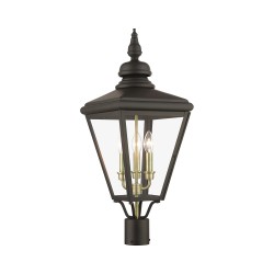 Livex Adams Outdoor Post Lantern 27375-07