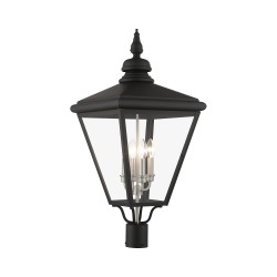 Livex Adams Outdoor Post Top Lantern 27376-04