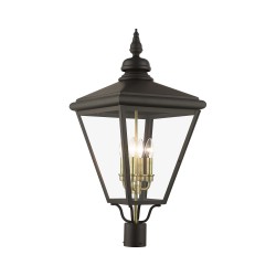 Livex Adams Outdoor Post Top Lantern 27376-07
