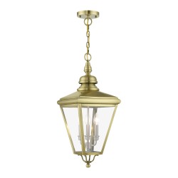 Livex Adams Outdoor Pendant Lantern 27377-01