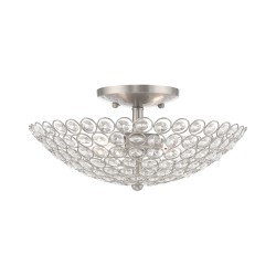 Livex Cassandra Medium Semi-Flush 40443-91