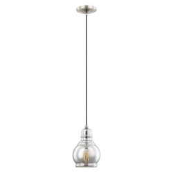 Livex Hand Blown Art Glass Mini Pendant 40604-91