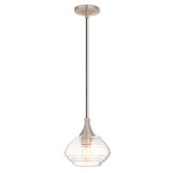 Livex Hand Blown Art Glass Mini Pendant 40610-91
