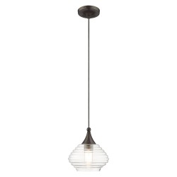 Livex Hand Blown Art Glass Mini Pendant 40610-92