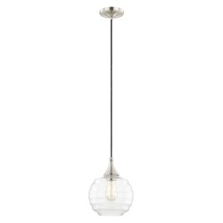 Livex Hand Blown Art Glass Mini Pendant 40611-91