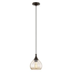 Livex Hand Blown Art Glass Mini Pendant 40615-92
