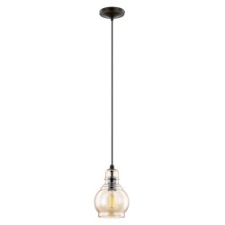 Livex Hand Blown Art Glass Mini Pendant 40618-92