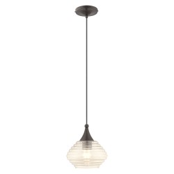 Livex Hand Blown Art Glass Mini Pendant 40644-92