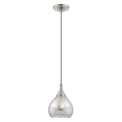 Livex Hand Blown Art Glass Mini Pendant 40645-91