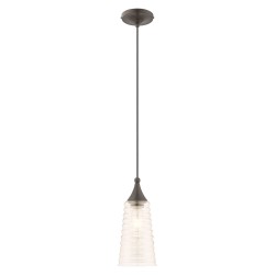 Livex Hand Blown Art Glass Mini Pendant 40648-92