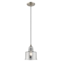 Livex Hand Blown Art Glass Mini Pendant 40651-91