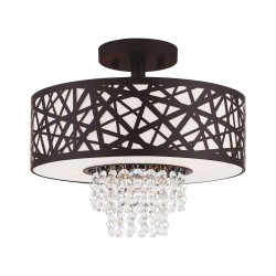 Livex Allendale Small Semi-Flush 40662-07