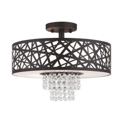 Livex Allendale Medium Semi-Flush 40663-07
