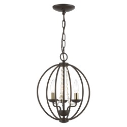 Livex Arabella Mini Chandelier/ Semi-Flush 40913-07