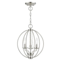 Livex Arabella Mini Chandelier/ Semi-Flush 40913-91
