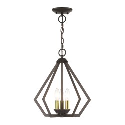 Livex Prism Semi-Flush / Small Pendant 40923-92