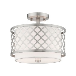 Livex Arabesque Small Semi-Flush 41107-91
