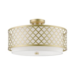 Livex Arabesque Large Semi-Flush 41109-33