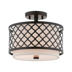 Livex Arabesque Semi-Flush 41111-92