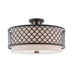 Livex Arabesque Semi-Flush 41113-92