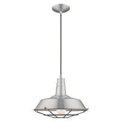 Livex Metal Shade Mini Pendant 41184-66