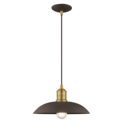 Livex Metal Shade Mini Pendant 41193-07