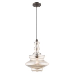 Livex Hand Blown Art Glass Ceiling Pendant 41224-92