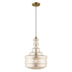 Livex Hand Blown Art Glass Ceiling Pendant 41225-01
