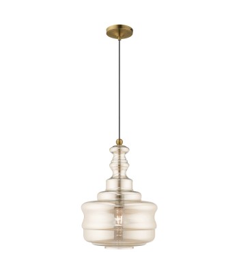 Livex Hand Blown Art Glass Ceiling Pendant 41225-01