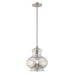 Livex Hand Blown Art Glass Mini Pendant 41243-91