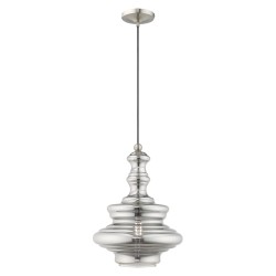 Livex Hand Blown Art Glass Ceiling Pendant 41245-91