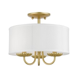 Livex Brookdale Semi-Flush 42987-33