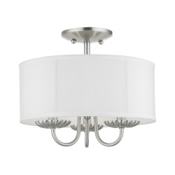 Livex Brookdale Semi-Flush 42987-91
