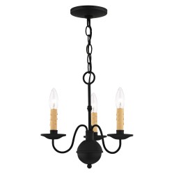 Livex Heritage Mini Chandelier 4493-04