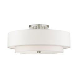Livex Meridian Semi-Flush 45799-91