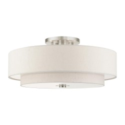Livex Meridian Semi-Flush 45849-91