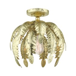 Livex Acanthus Semi-Flush 46231-28
